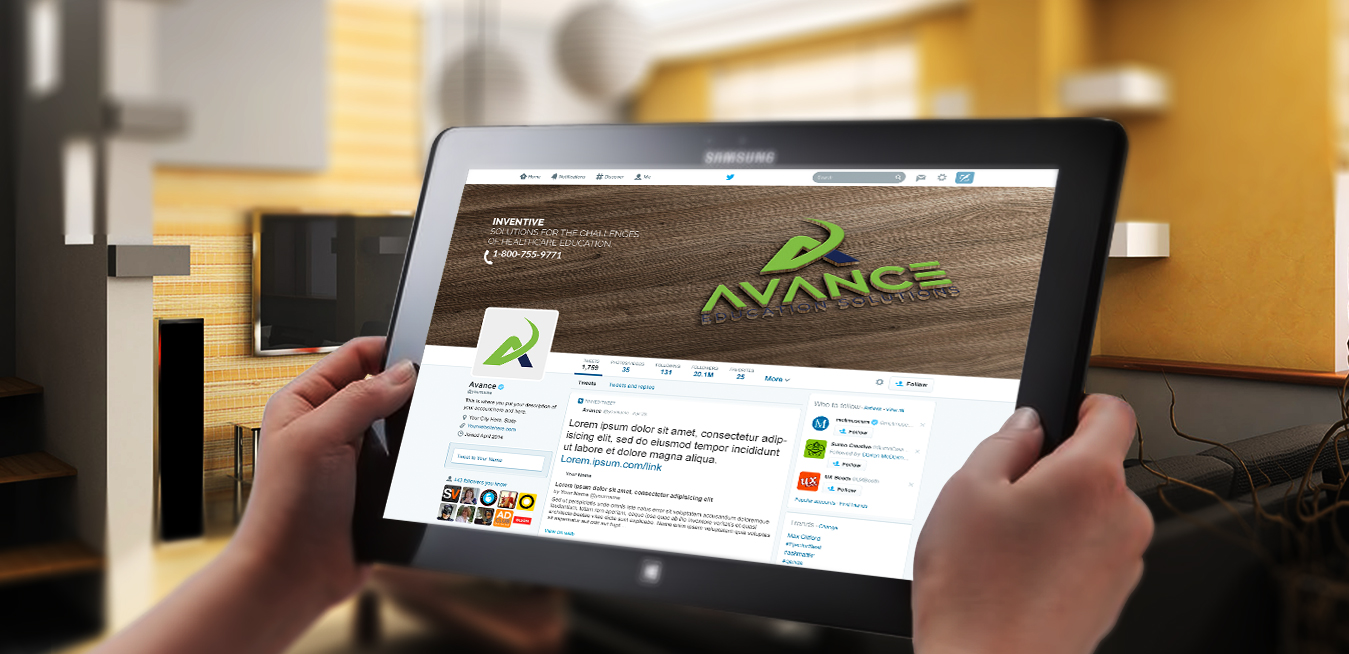 Avance Education Solutions LLC Twitter Branding