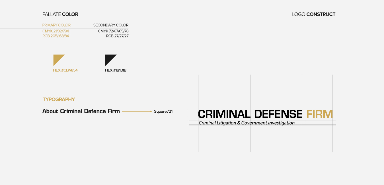 Criminal Defense Firm Logo Design