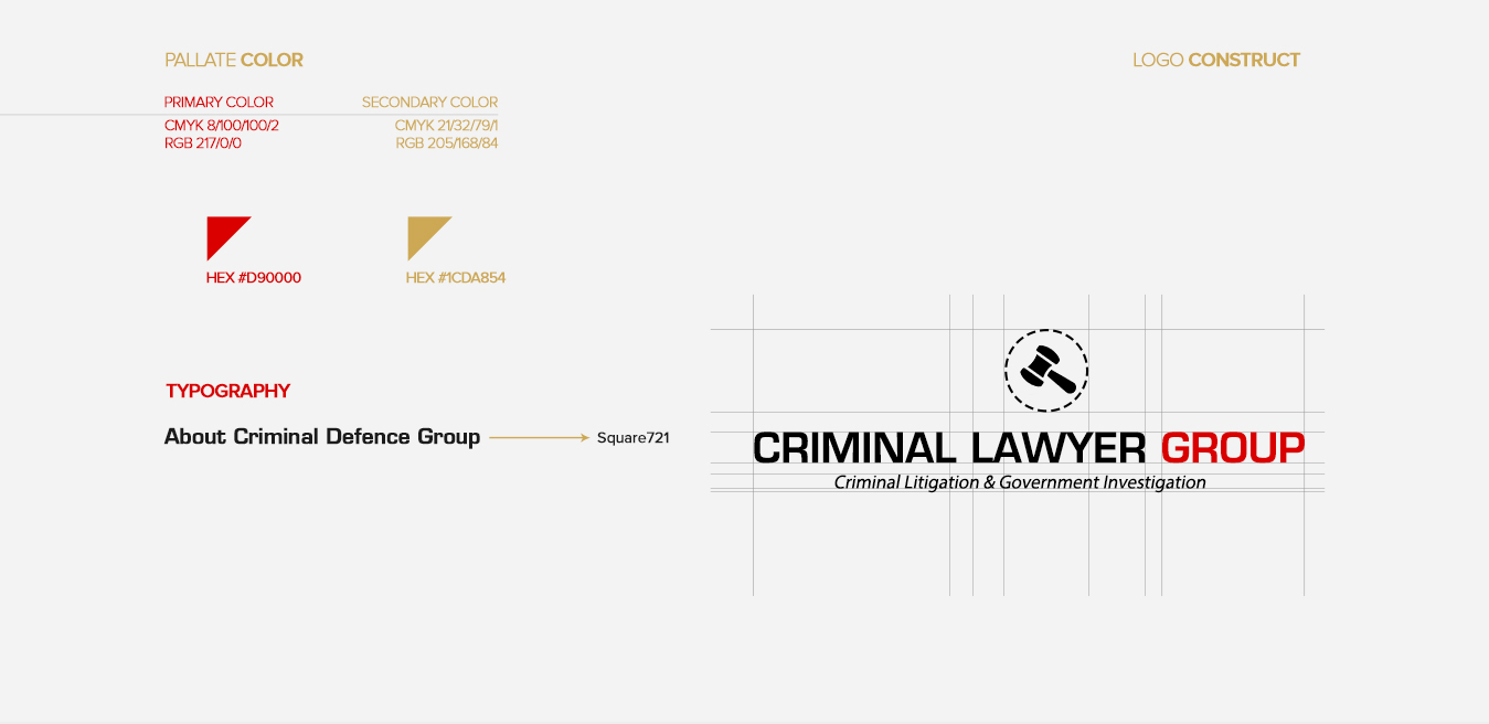 Criminal Lawyer Group Logo Design
