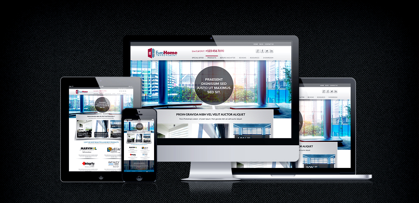 Euro Home Improvements Web Design