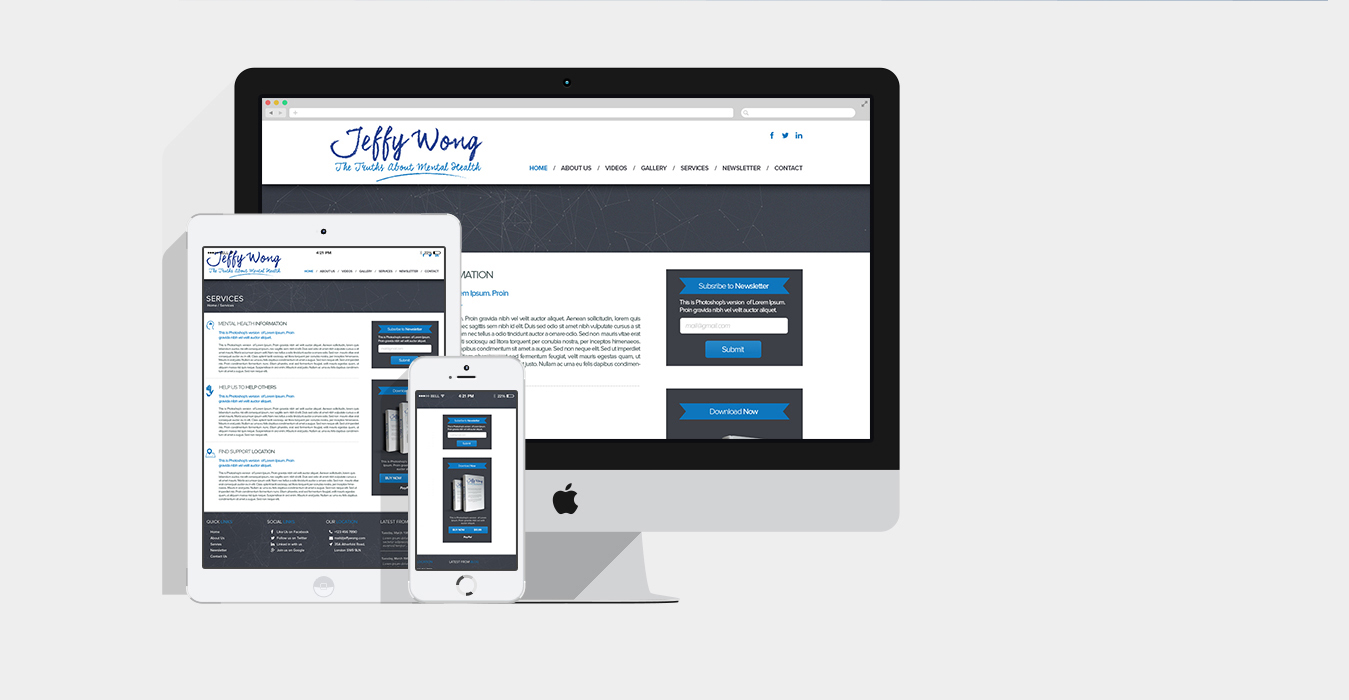 Jeffy Wong Responsive Website Design