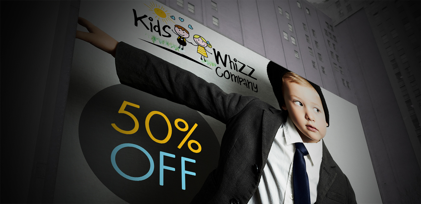 Kids Whizz Banner Design