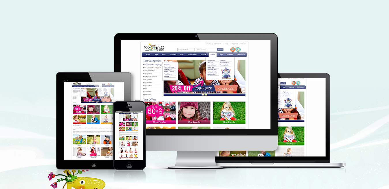 Kids Whizz Website Design Services