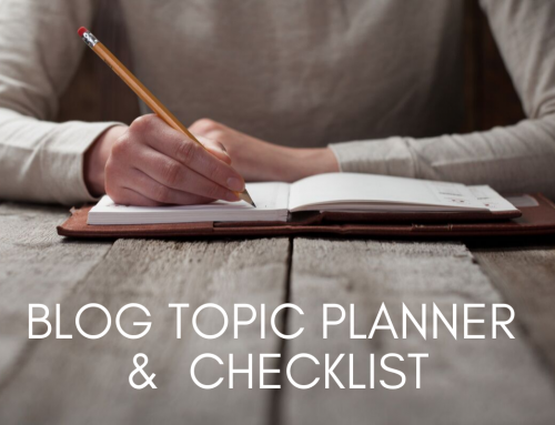Top 10 Blog Topics Planner and Checklist