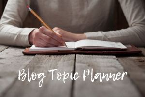 Blog Topic Planner
